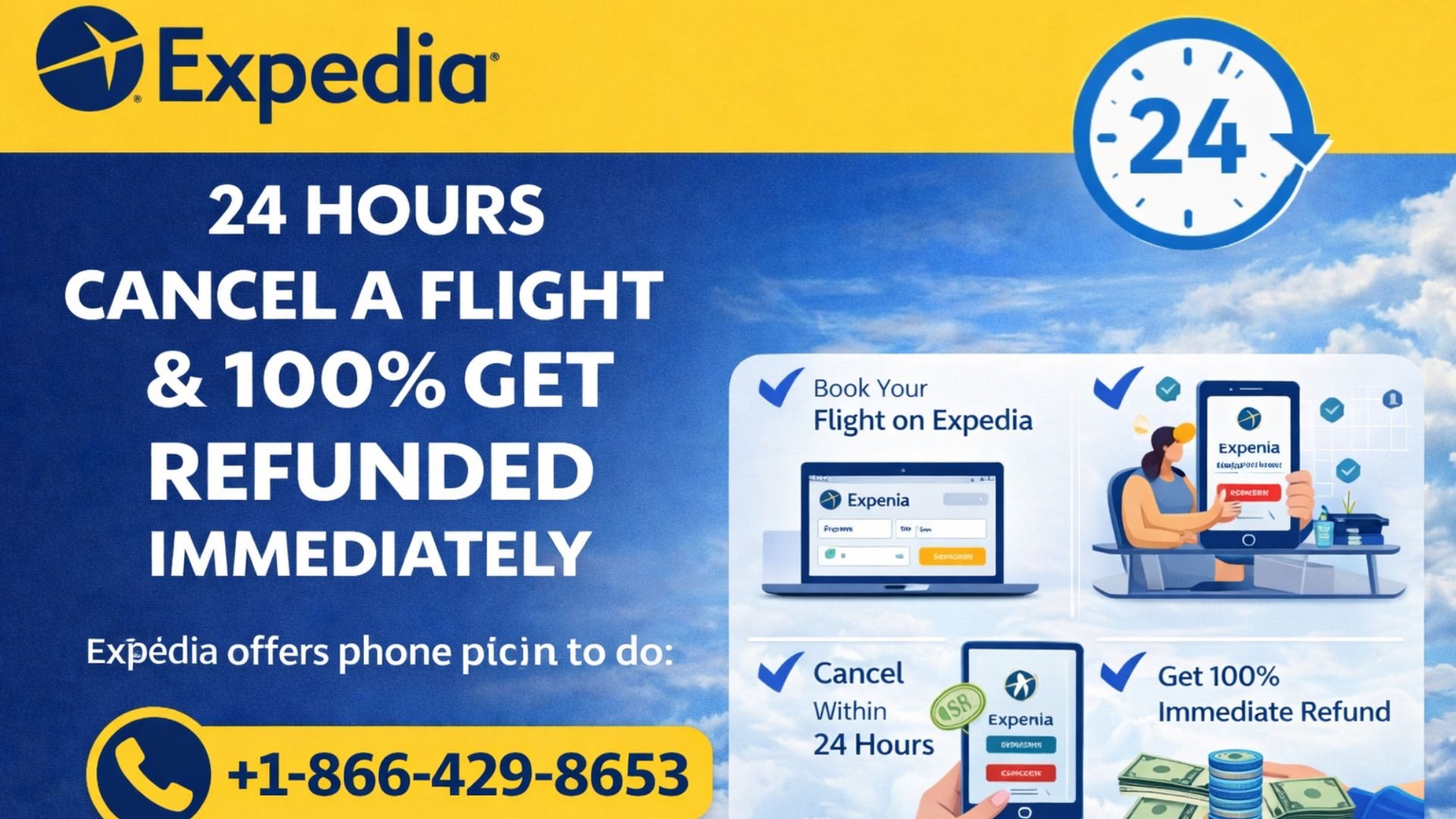 Expedia&reg;&reg; Customer Service Full Guide = Step-by-Step Help &amp; Support 24/7 Expedia